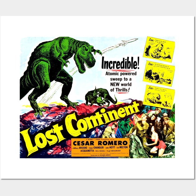 Lost Continent (1951) Wall Art by Scum & Villainy